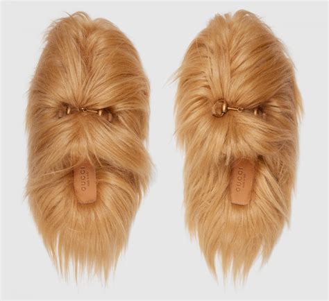 original gucci double g slippers pakaging|gucci chewbacca slippers.